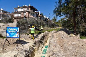meskİ, mezİtlİ devlet hastanesİ atik su altyapisi ÇaliŞmalarini sÜrdÜrÜyor (5)